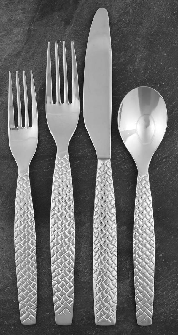 Weave (Stainless) 4 Piece Place Setting