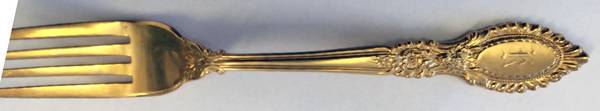 Guildhall-Gold Vermeil (Sterling) Fork