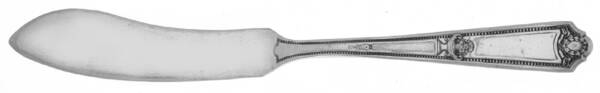 RLS7 (Silverplate) Flat Handle Master Butter Knife