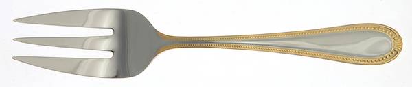 Kendrick Gold (Stainless) Medium Solid Cold Meat Serving Fork