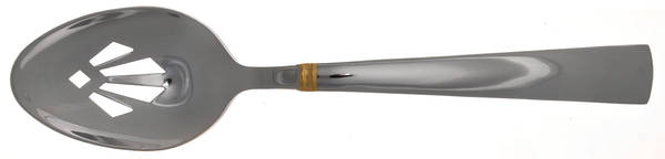Perspective Gold (Stainless) Pierced Tablespoon (Serving Spoon)