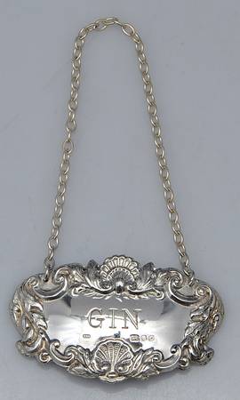 Sterling Hollowware Decanter Label