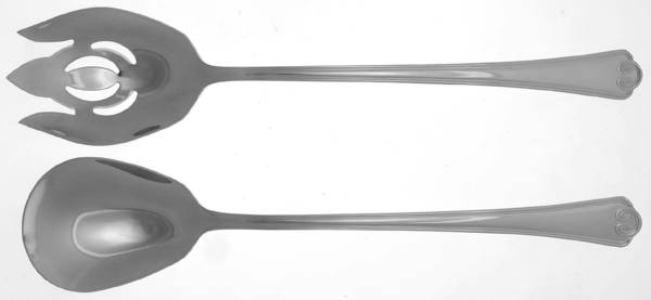 Sophia (Stainless) Solid Oversized Serving Salad Set