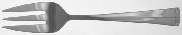 Pearl (Stainless) Medium Solid Cold Meat Serving Fork