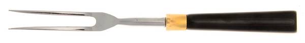 Peeredge-Black (Stainless) Large Stainless-Prong Roast Carving Fork