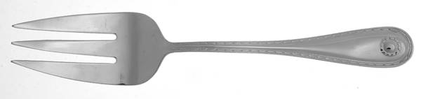 Montecito (Stainless) Medium Solid Cold Meat Serving Fork