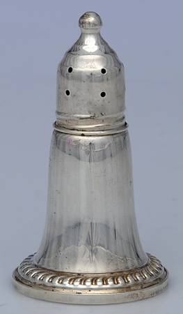 168 (Sterling, Hollowware) Weighted Salt Shaker