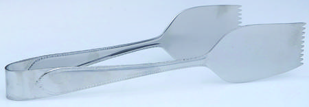 RDS223 (Stainless) 1-Piece Salad Tongs