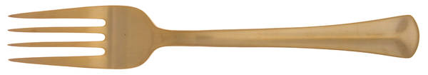 Baguette Matte Gold (Gold Electroplate) Individual Salad Fork
