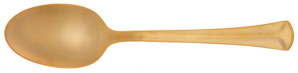 Baguette Matte Gold (Gold Electroplate) Place/Oval Soup Spoon