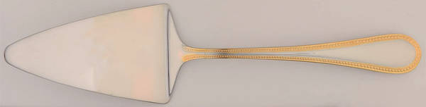 Lyndon Gold (Stainless) Cake Server, Solid Piece