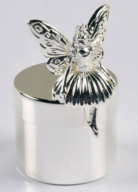 Fairy Princess (Silverplate, Hollowware) Tooth Fairy Box and Lid