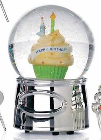Let's Celebrate (Silverplate, Hollowware) Musical Water Globe