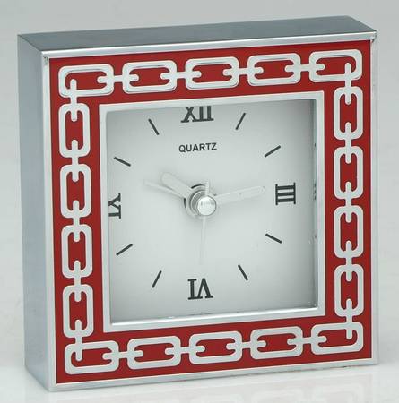 Silver Link (Silverplate, Hollowware) Clock