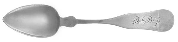Coin Silver Flatware Teaspoon by Roswell H Bailey