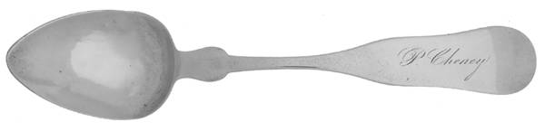 Coin Silver Flatware Teaspoon by Roswell H Bailey