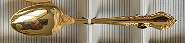 Golden Flambeau Teaspoon