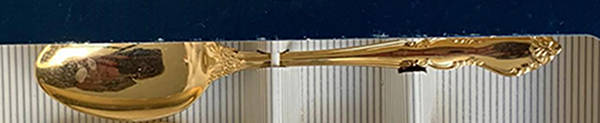 Golden Flambeau Place/Oval Soup Spoon