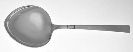 RND1 (Sterling) Solid Smooth Casserole Spoon