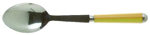 Coutellerie-Yellow Stripes (Stainless) Solid Serving Spoon