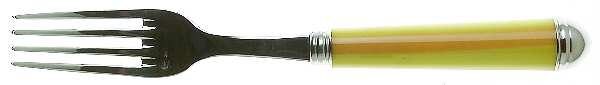 Coutellerie-Yellow Stripes (Stainless) Individual Salad Fork