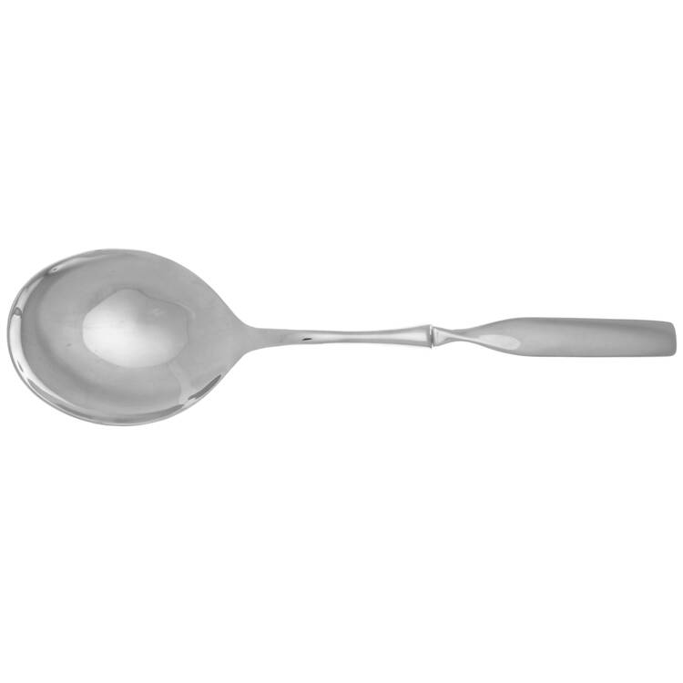 Double Helix (Stainless) Casserole Spoon with Smooth Stainless Bowl HC