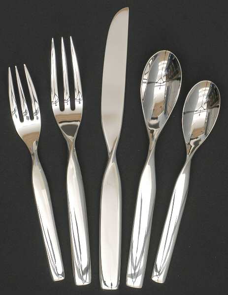 Double Helix (Stainless) 5 Piece Place Setting
