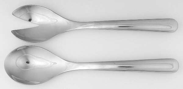 Eros (Stainless) (2 Pc) Solid Salad Set