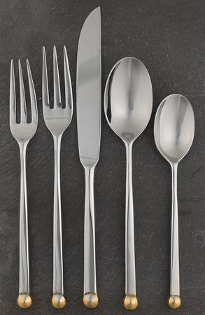 Orbit Gold (Stainless) 5 Piece Place Setting