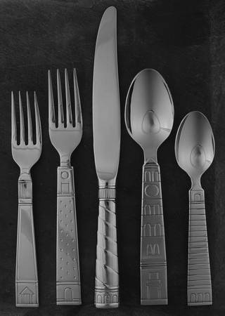 Sienna (Stainless, Glossy) 5 Piece Place Setting