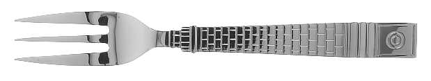 Sienna (Stainless, Glossy) Solid Serving Fork