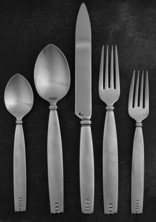 Zig Zag (Stainless) 5 Piece Place Setting