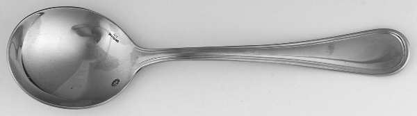 Contour (Silverplate on 18-10 Stainless) Round Bowl Soup Spoon (Gumbo)