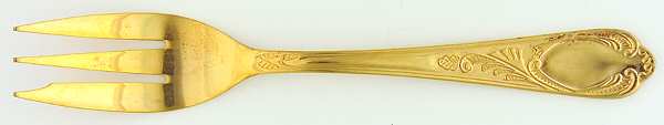 Wien (Gold Electroplate) Dessert Fork
