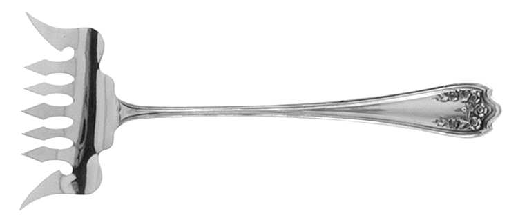 Blossom (Sterling) Large Solid Tined Sardine Serving Fork