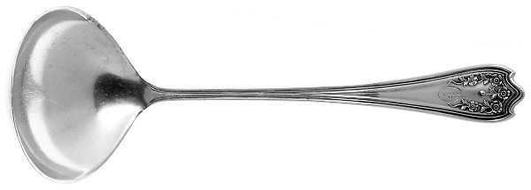 Blossom (Sterling) Solid Gravy Ladle