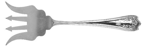Blossom (Sterling) Small Chipped Beef Fork