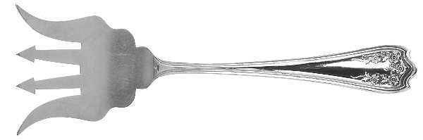 Blossom (Sterling) Small Chipped Beef Fork