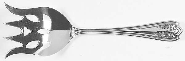 Blossom (Sterling) Large Solid Fish Serving Fork