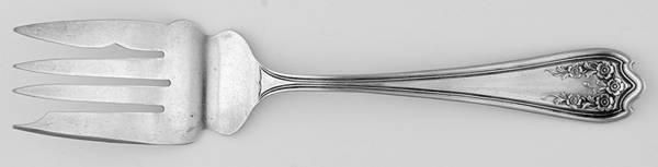 Blossom (Sterling) Fork-Cold Meat/Servg-Sm/Solid