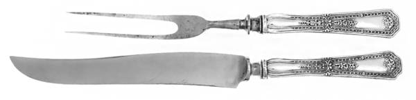 Carpathia (Sterling, 1900) Small Stainless Blade 2-Piece Steak Carving Set