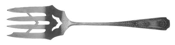 Carpathia (Sterling, 1900) Small Solid Cold Meat Serving Fork