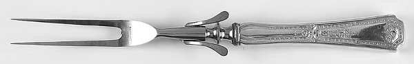 Carpathia (Sterling, 1900) Large Stainless-Prong Roast Carving Fork