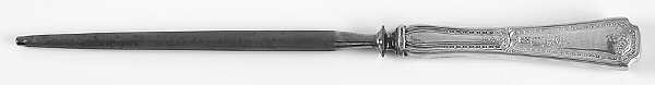Carpathia (Sterling, 1900) Large Roast Steel Rod Knife Sharpener