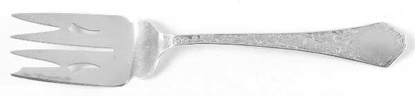 Grape (Sterling, 1905) Small Solid Cold Meat Serving Fork