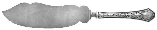Grape (Sterling, 1905) Large Ice Cream Slicer with Silverplate Blade