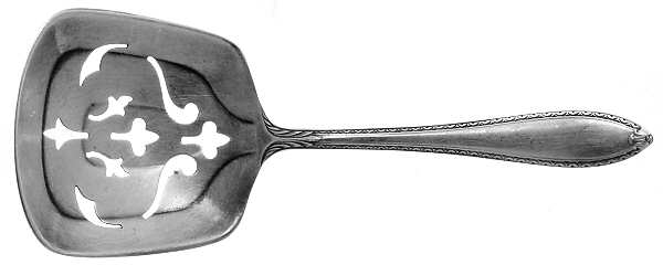 Linden (Sterling, 1930) Solid Bon Bon Spoon with Pierced Bowl