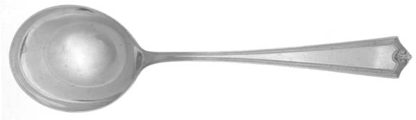 Potomac (Sterling, 1930, No Monograms) Round Bowl Soup Spoon (Gumbo)