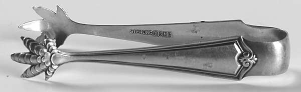 Potomac (Sterling, 1930, No Monograms) Small Sugar Tongs
