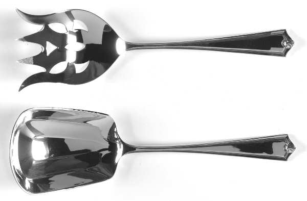 Potomac (Sterling, 1930, No Monograms) (2 Pc) Solid Salad Set